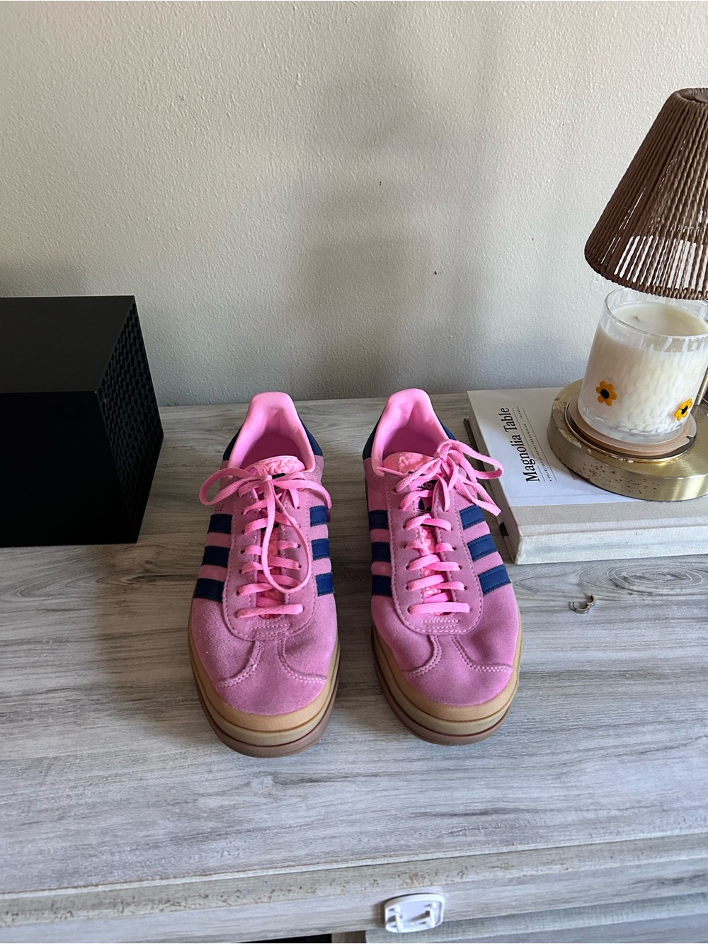 Adidas Gazzele Pink Suede Sneakers